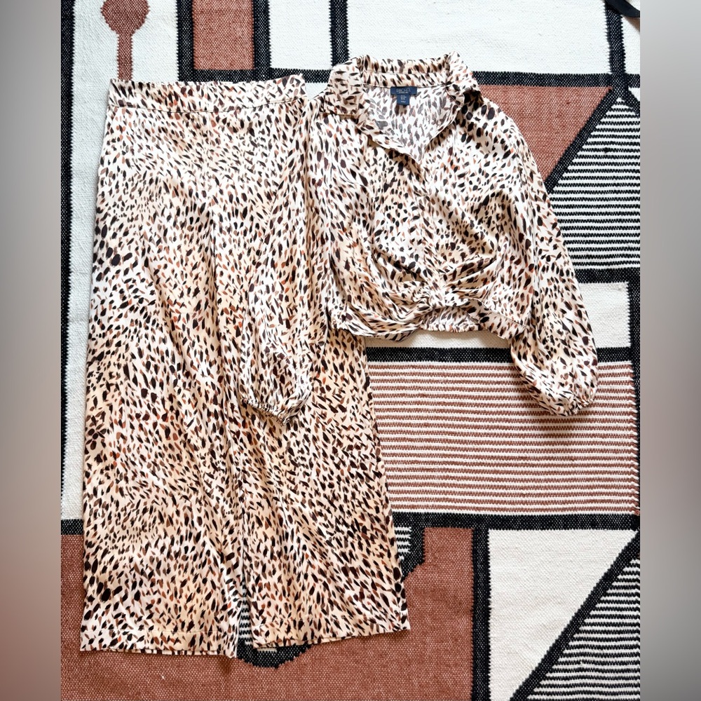 RACHEL Rachel Roy Print Two Piece Set